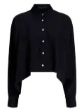 Proenza Schouler draped button-up shirt - Black