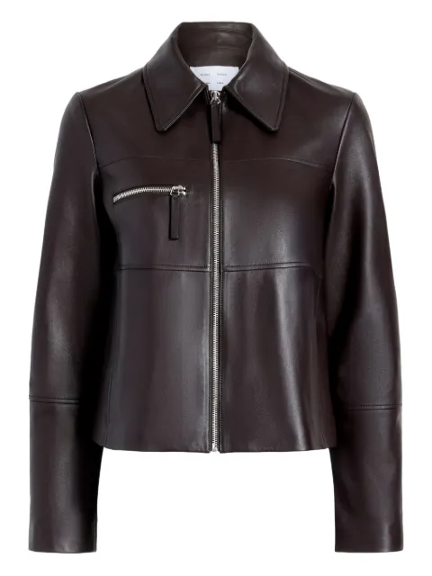 Proenza Schouler White Label Annabel zip-front leather jacket