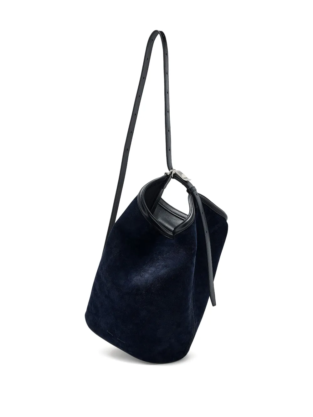 Proenza Schouler Bucket-shape Suede-leather Tote Bag In Blue