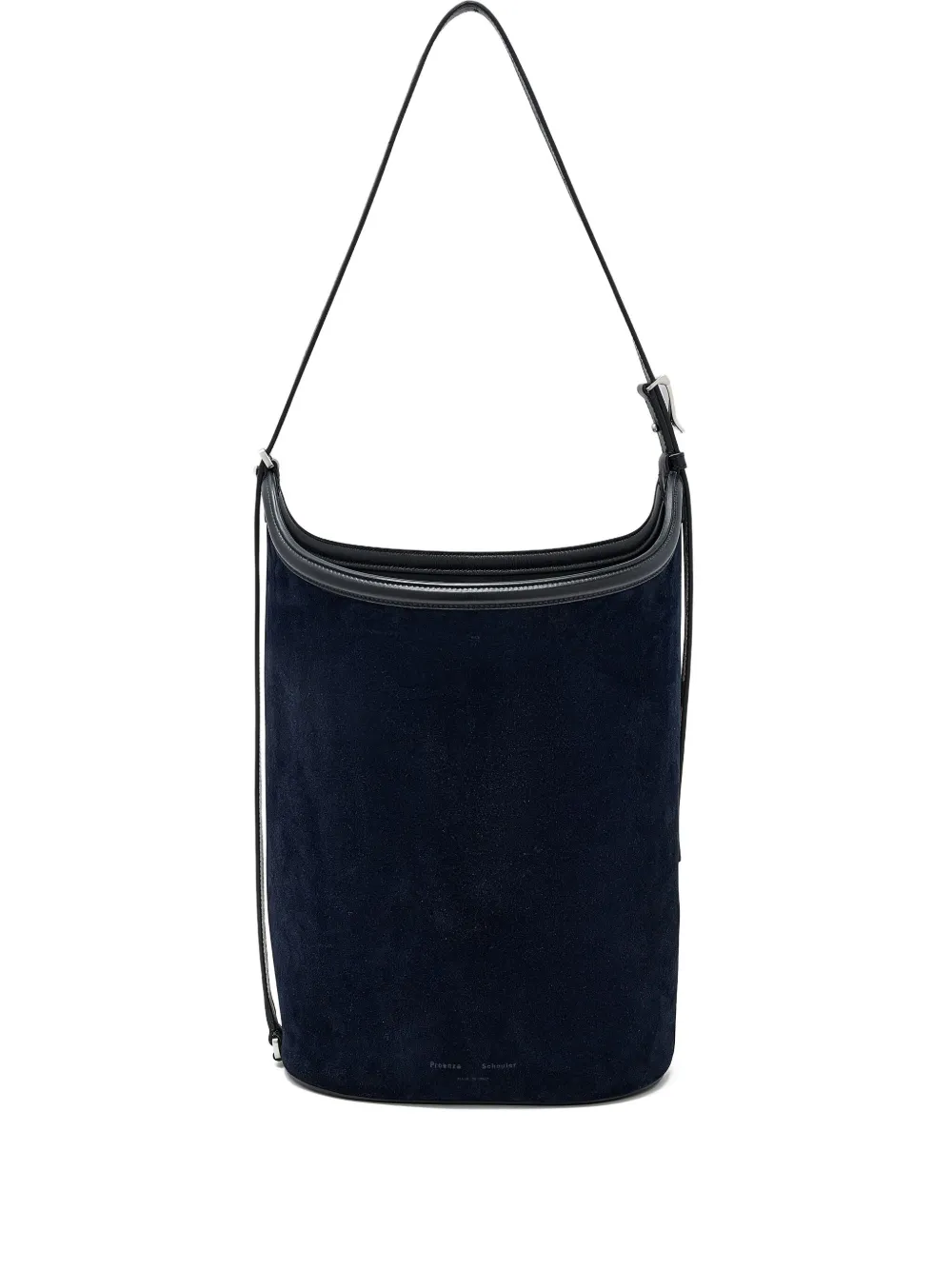 Proenza Schouler bucket-shape suede-leather tote bag | Blue | Image 1
