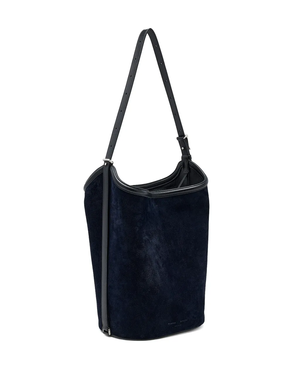 Proenza Schouler Bucket-shape Suede-leather Tote Bag In Blue