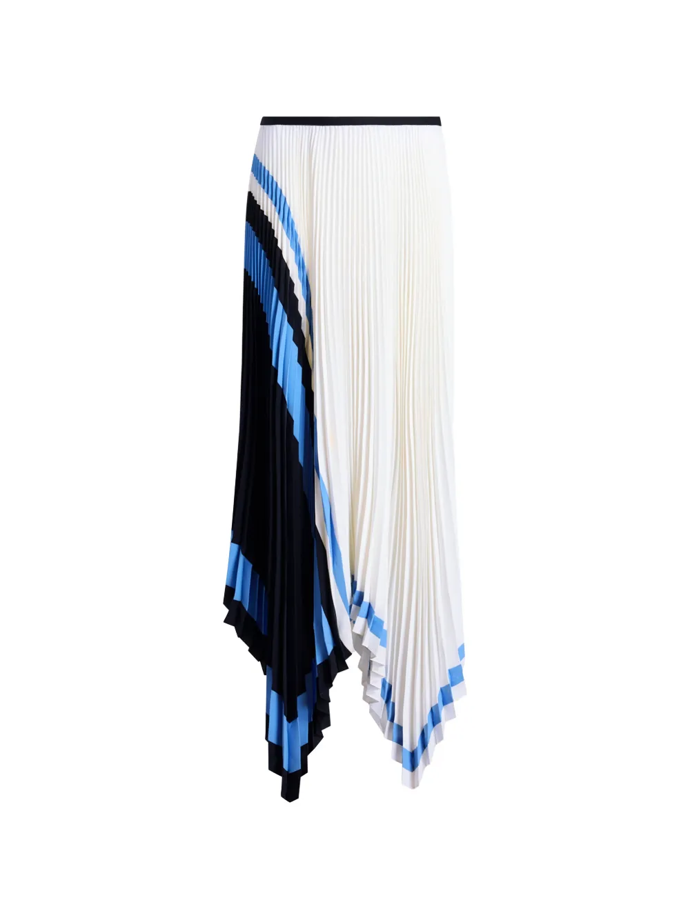 Proenza Schouler Asymmetrische plooirok Wit