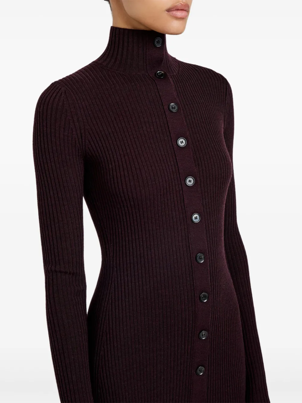 Proenza Schouler Geplooide midi-jurk Rood