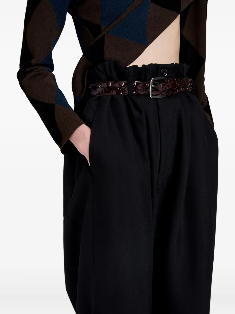 Proenza Schouler High-waisted Trousers In Black