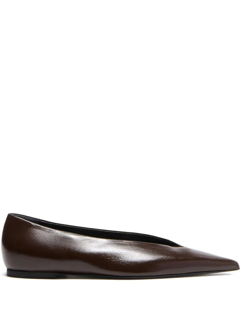 Proenza Schouler Pointed-toe Lambskin Ballet Flats In Multi