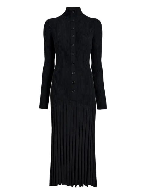 Proenza Schouler ribbed pleated midi day dress