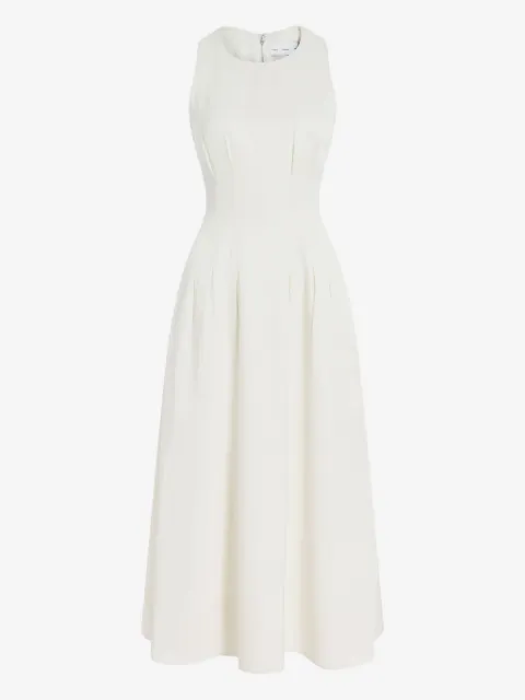 Proenza Schouler White Label Bronwyn pleated sleeveless midi dress