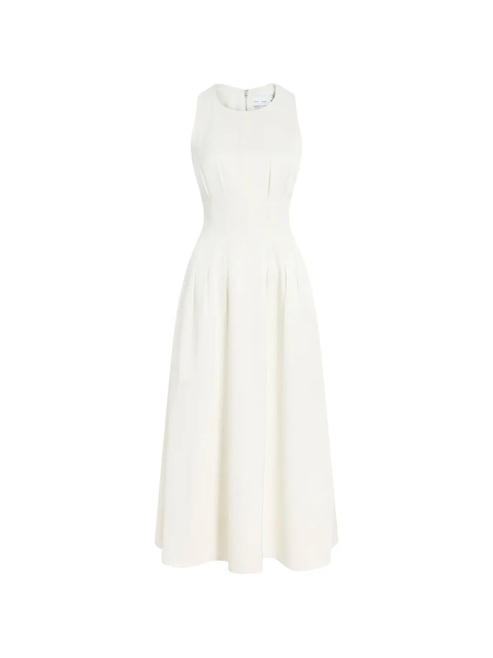 Proenza Schouler White Label Bronwyn geplooide mouwloze midi-jurk Wit