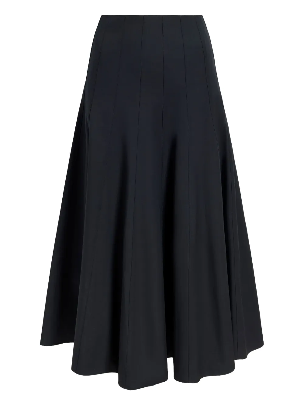 Proenza Schouler White Label Heidi Panelled Flared Skirt In Black