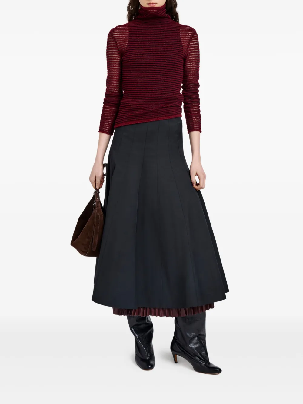 Proenza Schouler White Label Heidi panelled flared skirt | A-Line Skirts | Image 2