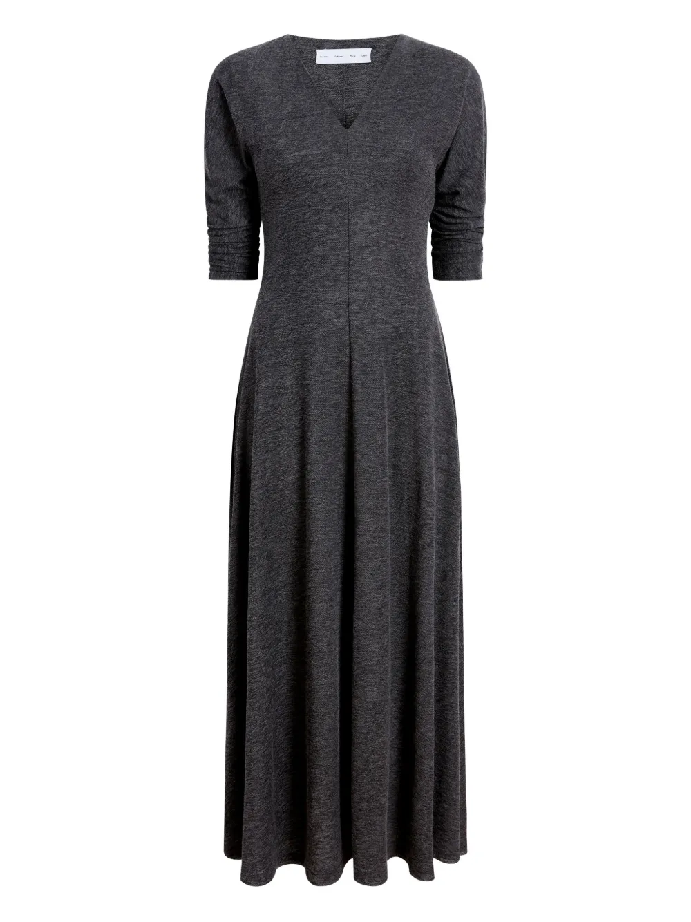 Proenza Schouler White Label Ausgestelltes Livia Midikleid Mit V-ausschnitt In Gray