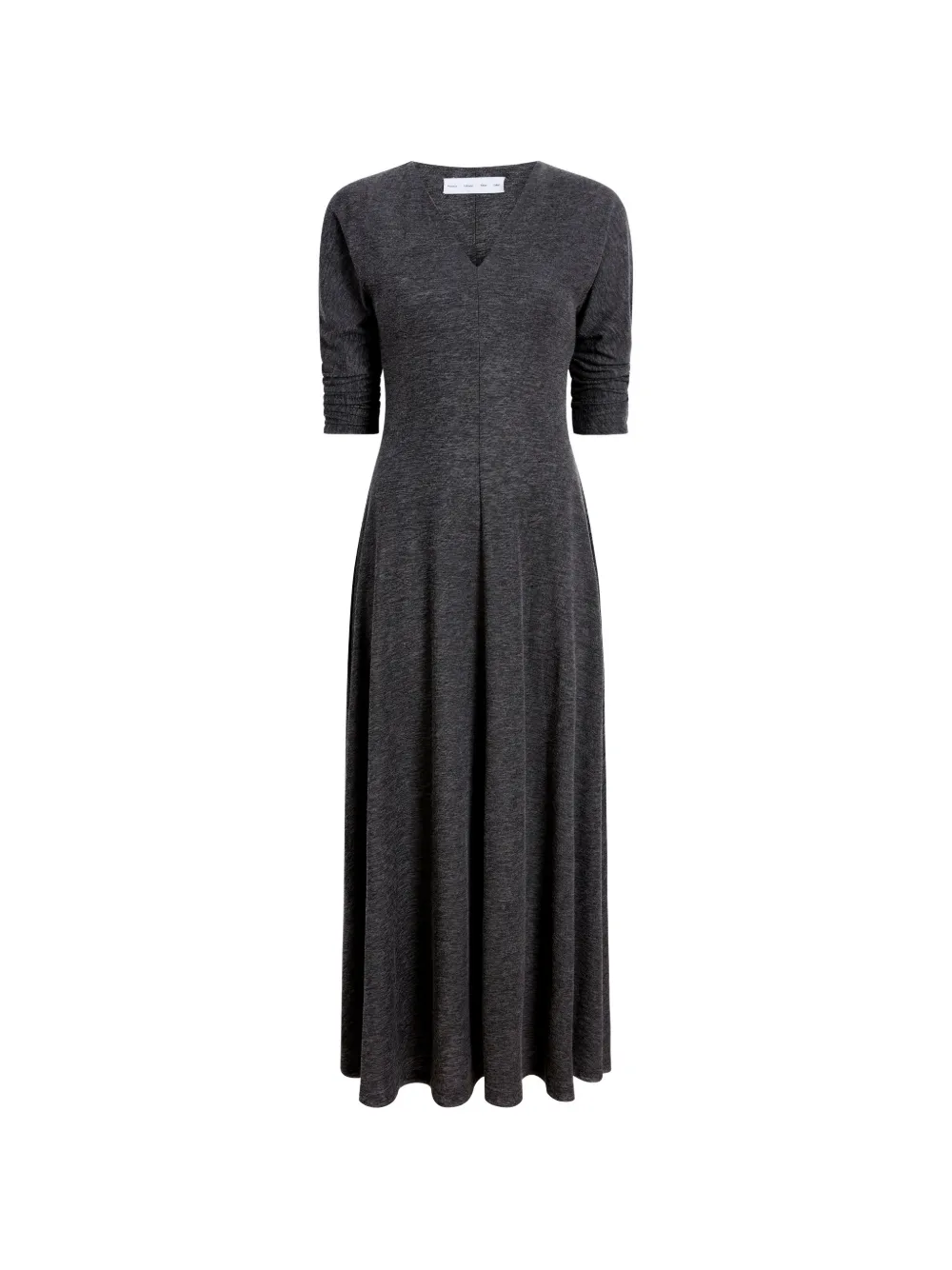 Proenza Schouler White Label Livia flared midi-jurk met V-hals Grijs