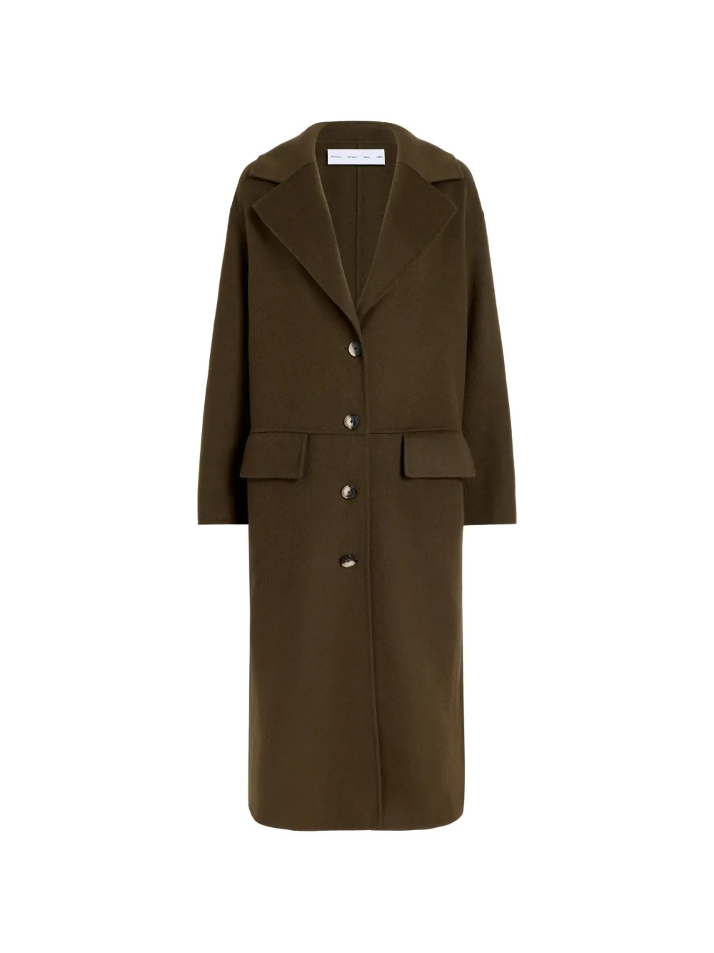 Proenza Schouler White Label Tammy button-fastening patch-pocket coat - Brown