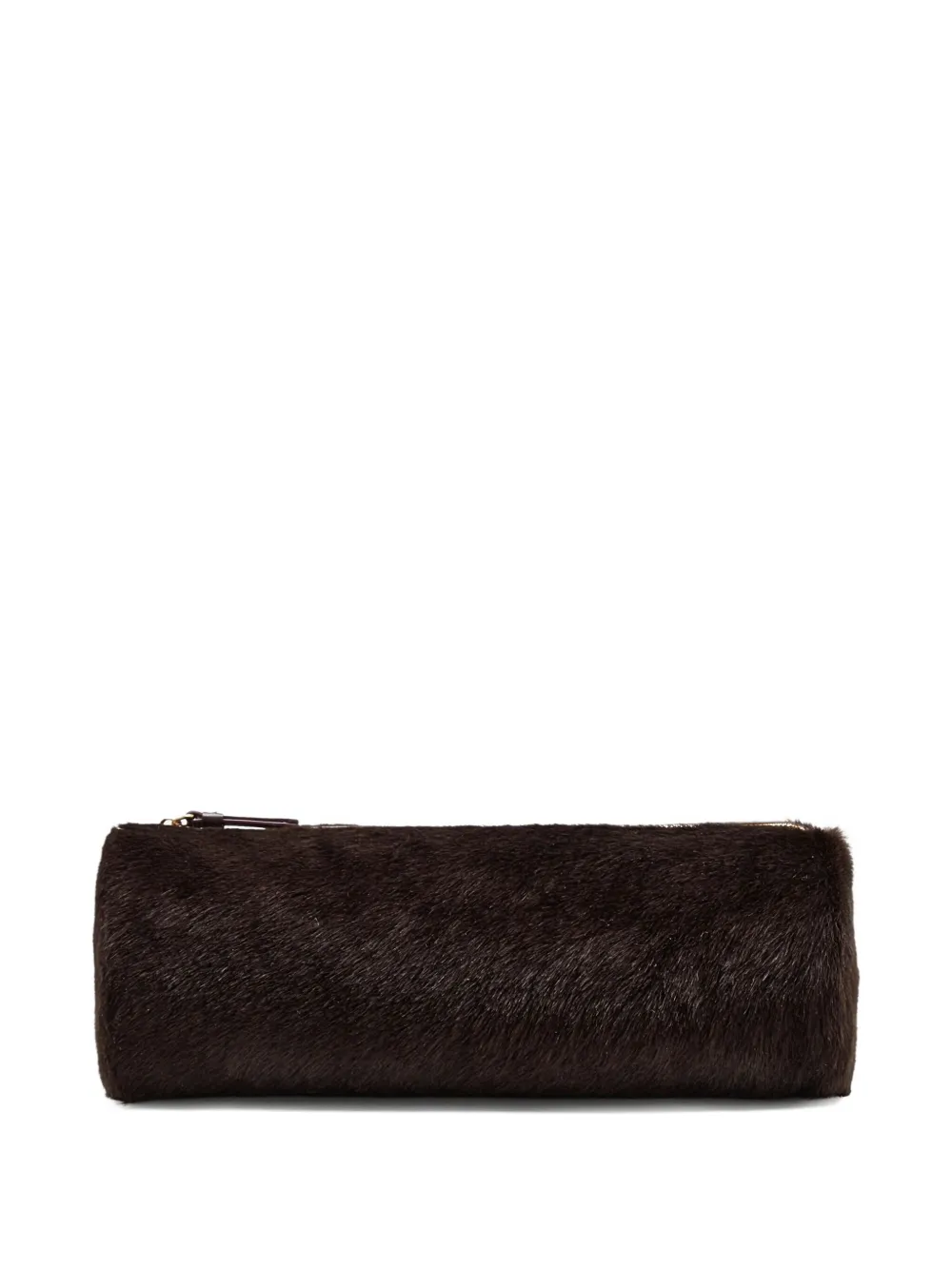 Proenza Schouler Clutch cilindrica - Marrone