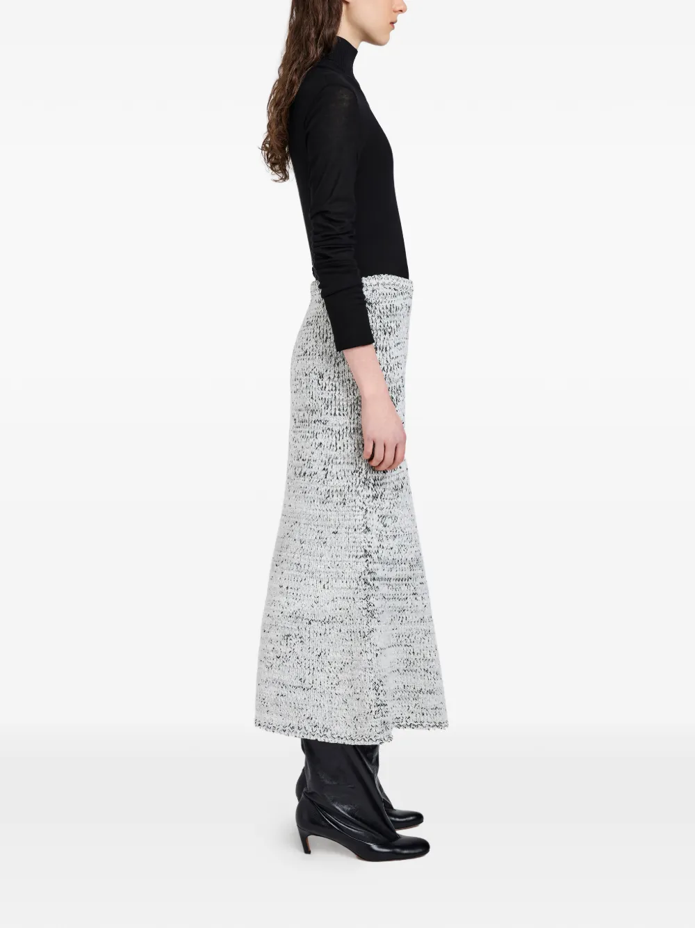 Proenza Schouler White Label Kerry midi-rok met A-lijn Wit