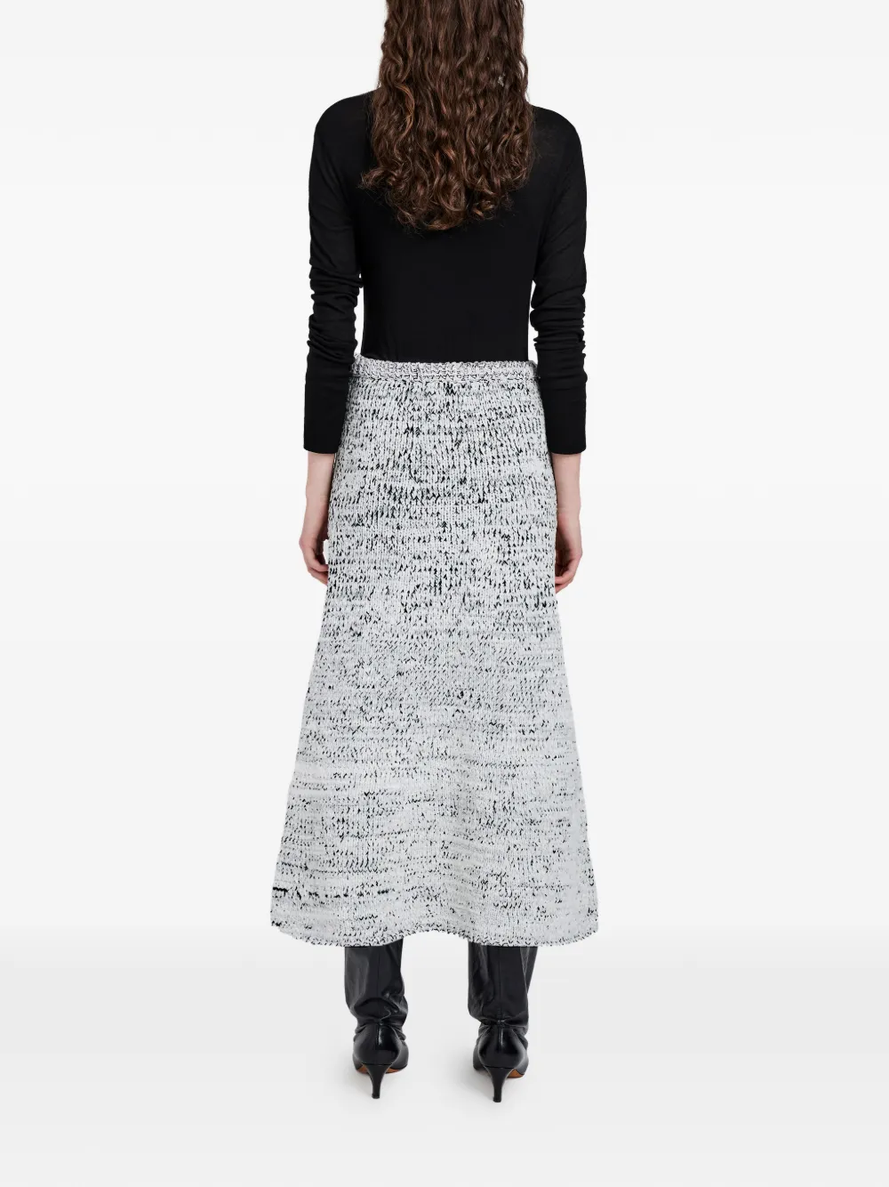 Proenza Schouler White Label Kerry midi-rok met A-lijn Wit