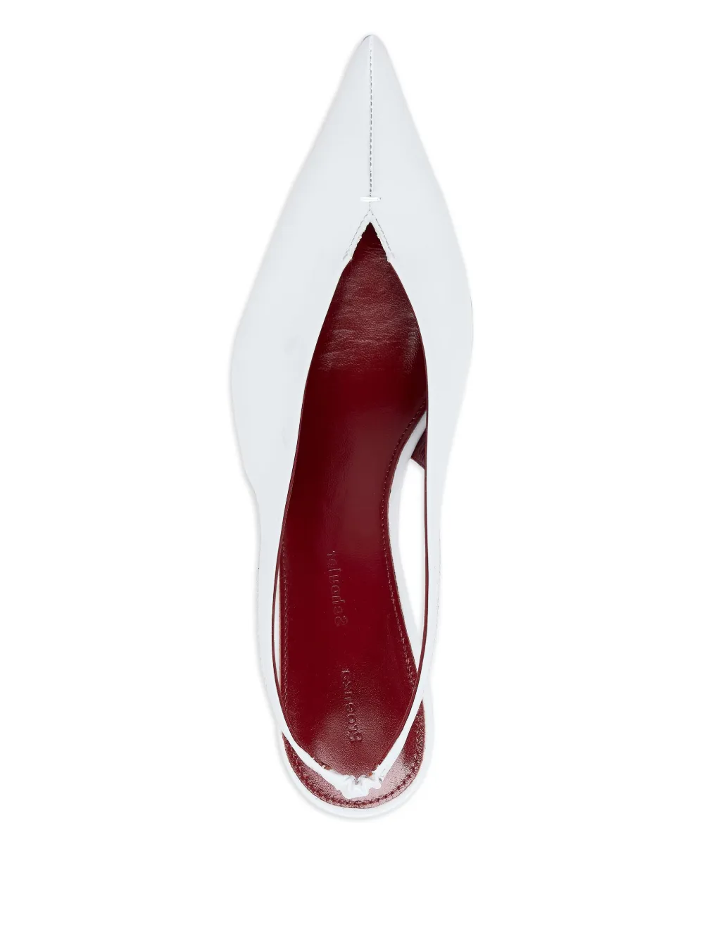 Proenza Schouler 40 mm leren pumps met hak Wit