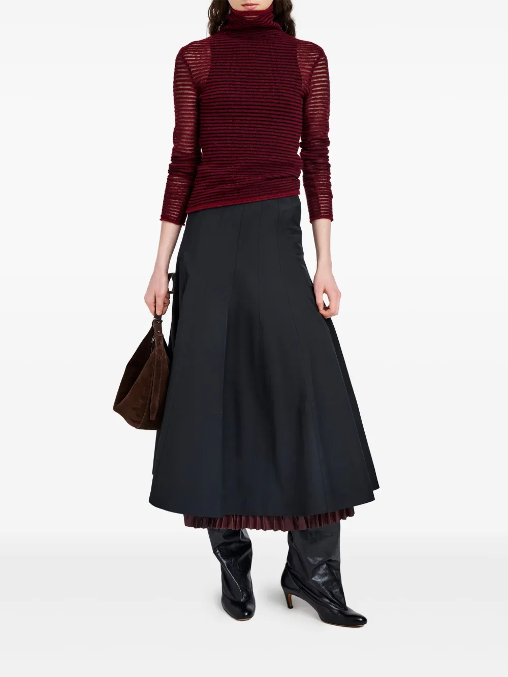 Proenza Schouler White Label Hailey ribbed turtleneck top | T-Shirts & Jersey Shirts | Image 2