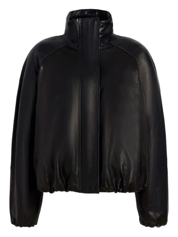 Proenza Schouler Sheepskin Leather Jacket in Black