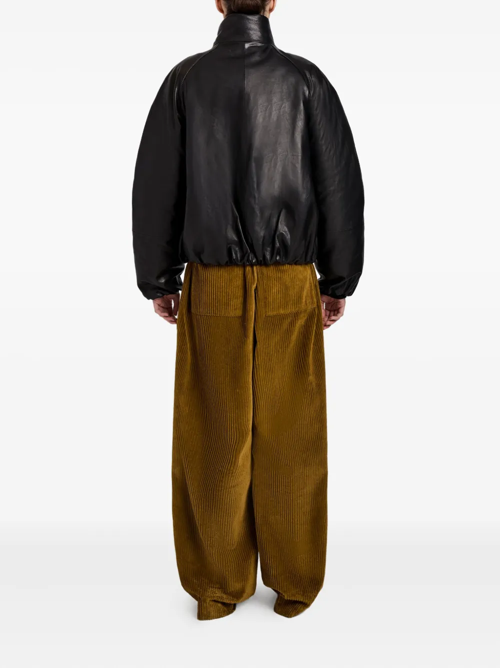 Proenza Schouler Leren lammy jack Zwart