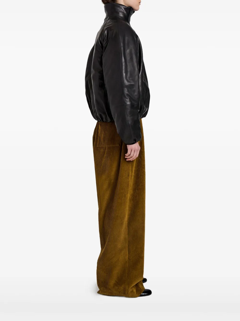 Proenza Schouler Leren lammy jack Zwart