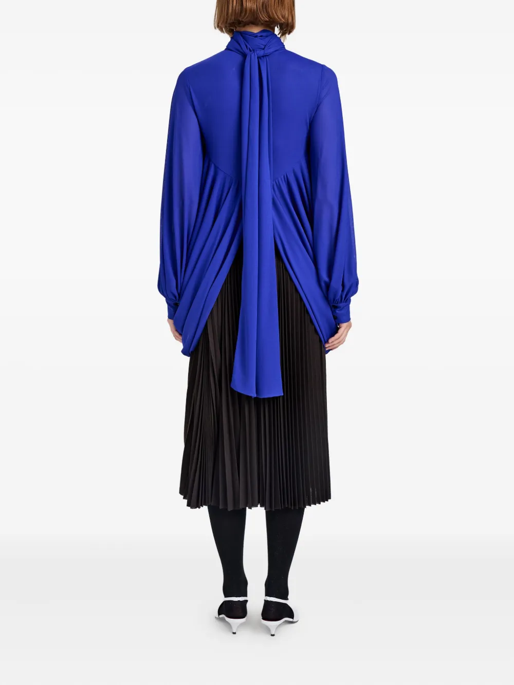 Proenza Schouler Midi-plooirok met rechte tailleband Bruin