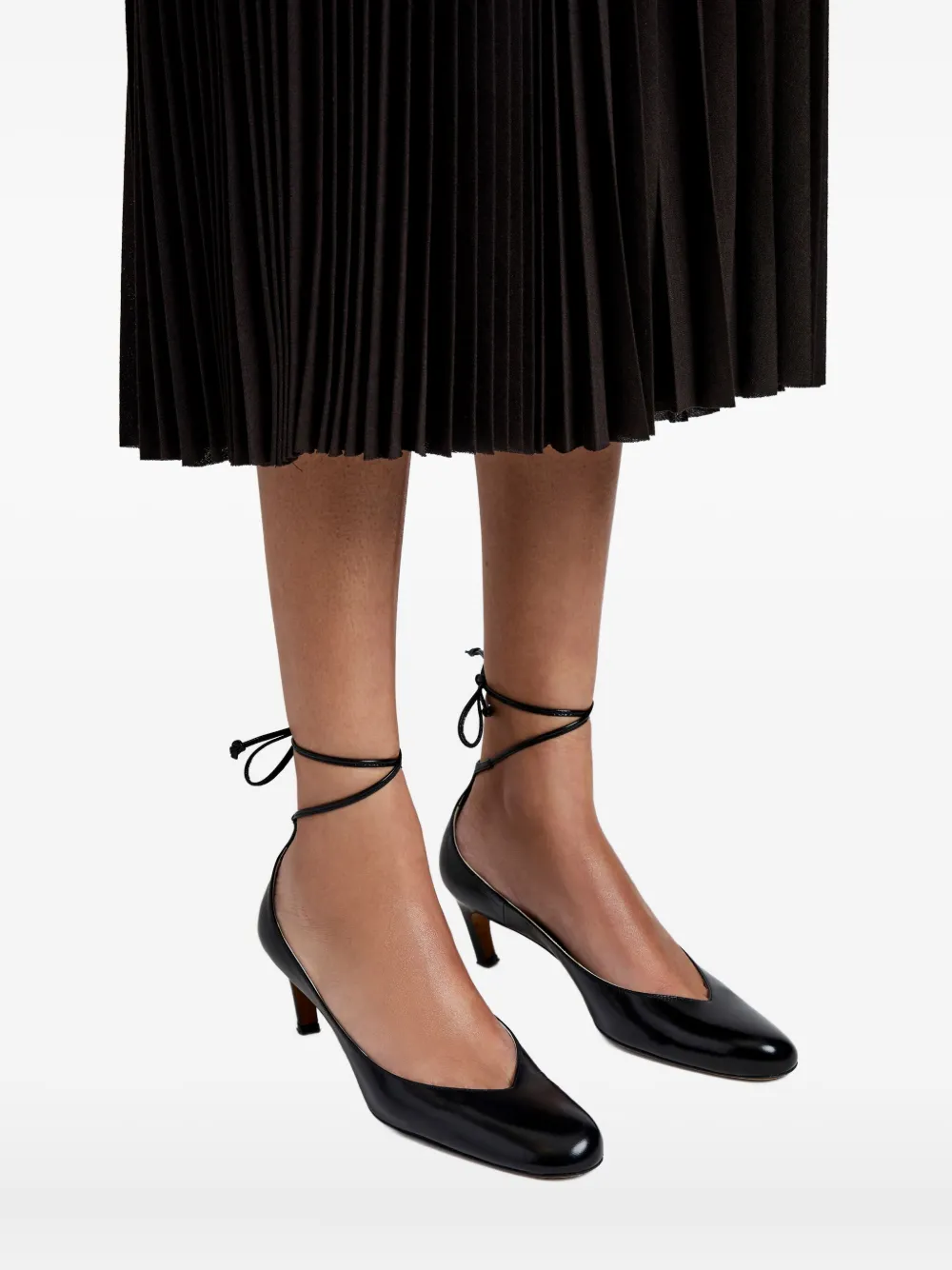 Proenza Schouler Uma ankle-tie pumps Black