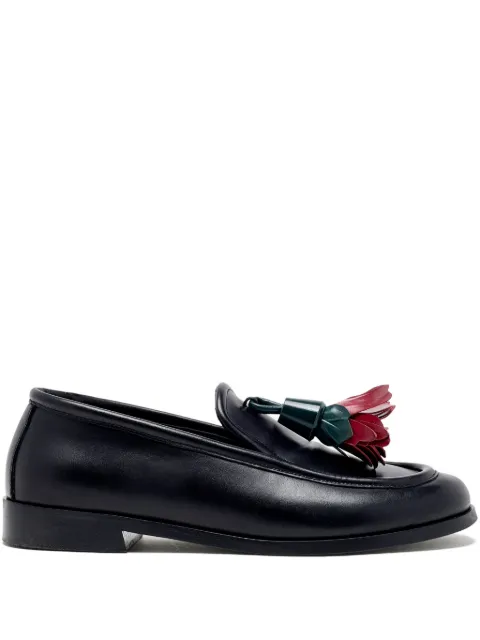 Proenza Schouler flower-embellished loafers