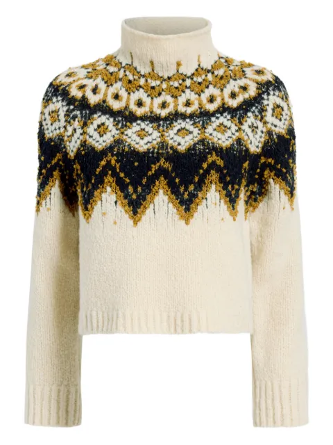 Proenza Schouler White Label Lizzy fairisle-pattern turtleneck sweater 