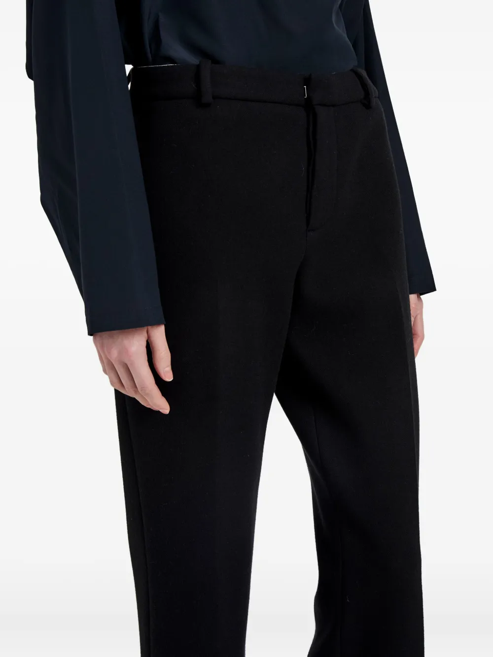 Proenza Schouler Pantalon met riemlussen Zwart