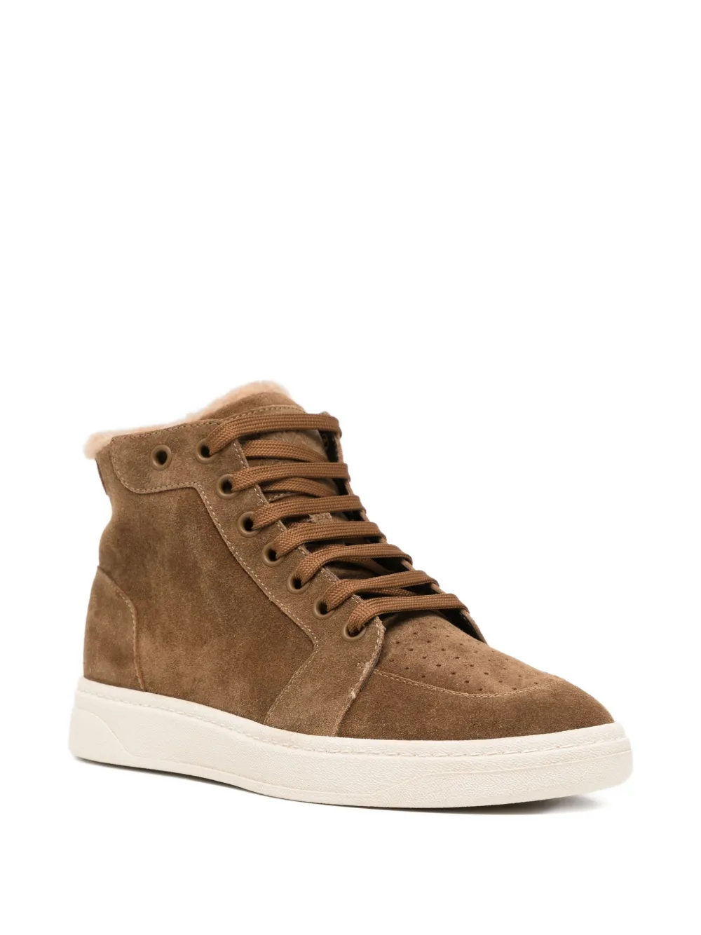 Giuseppe Zanotti lace-up high-top sneakers Brown