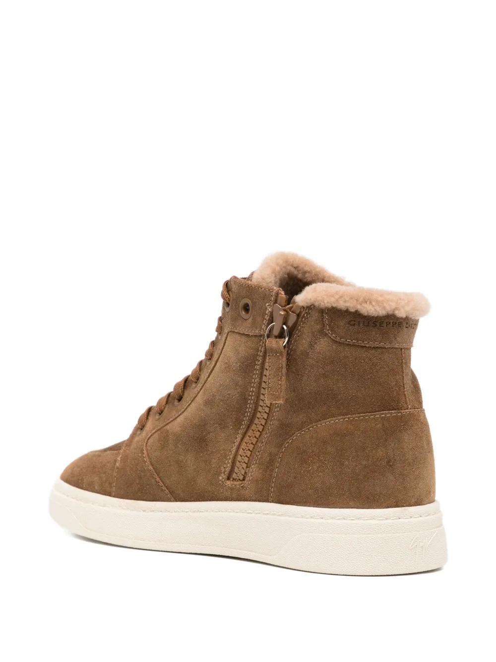 Giuseppe Zanotti lace-up high-top sneakers Brown