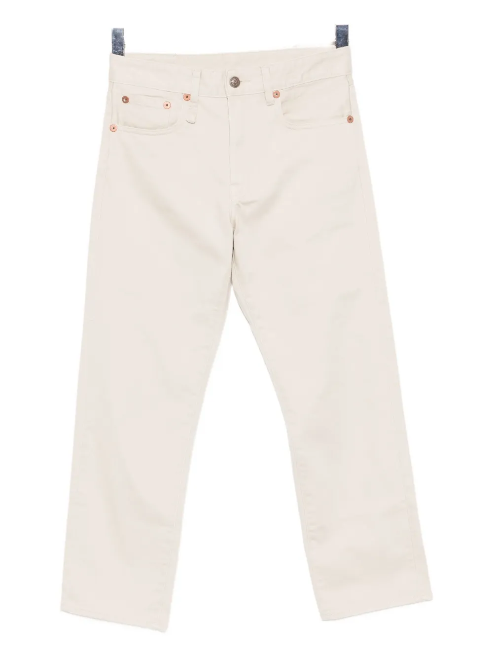 R13 Ssense Exclusive Off-white Jeans In Neutral