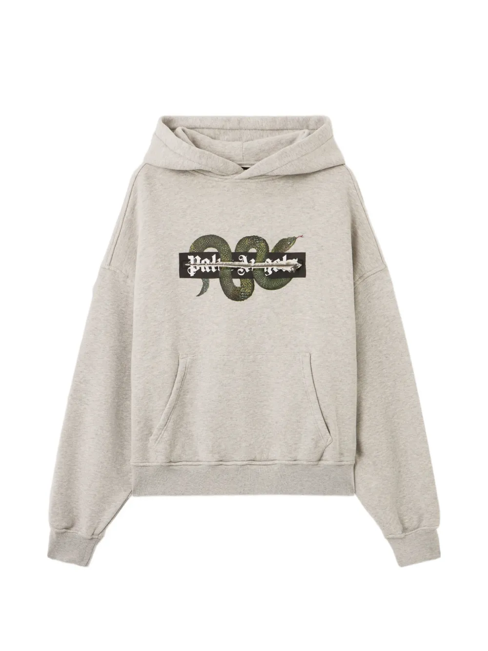 Palm Angels kangaroo-pockets hoodie - Grey