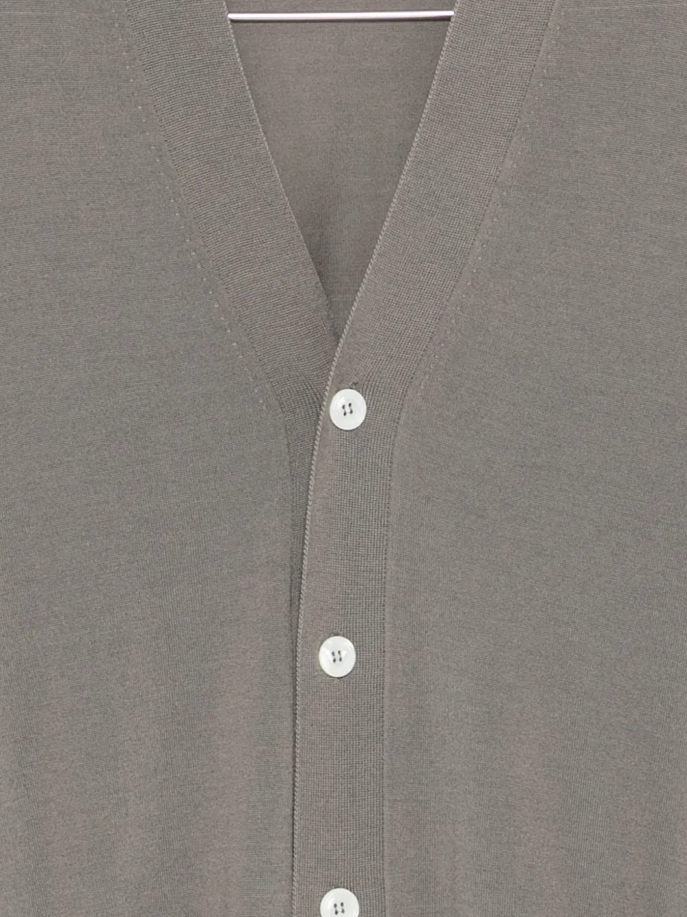 Lardini Vest van scheerwol Grijs