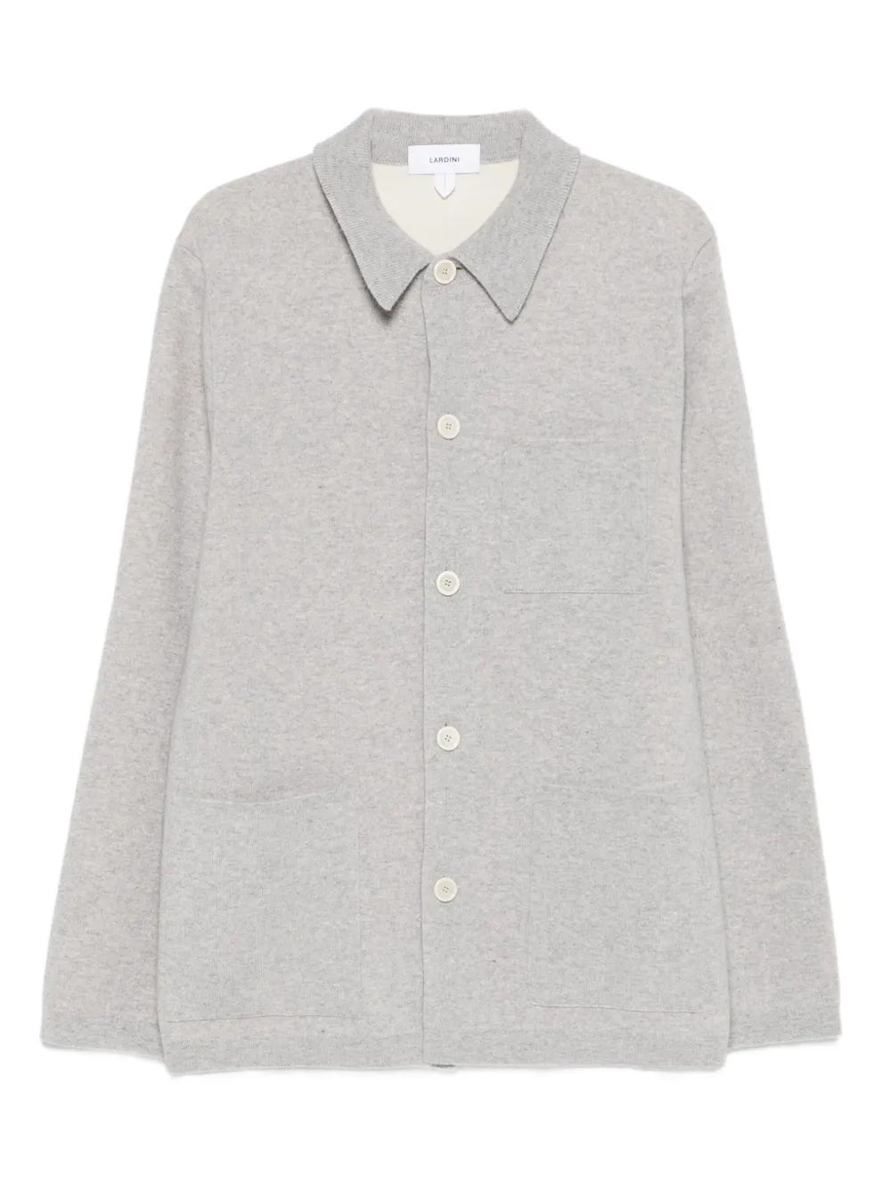 Lardini wool-blend shirt jacket | Grey | Image 1
