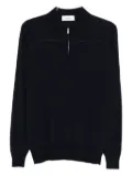 Lardini zip-fastening polo shirt - Black