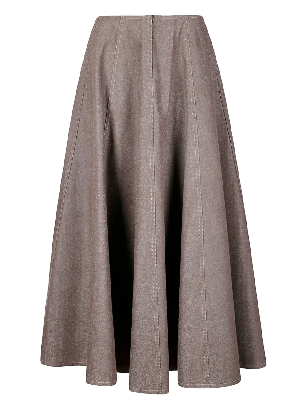 Jejia Sissi panelled flared A-line skirt - Bruin