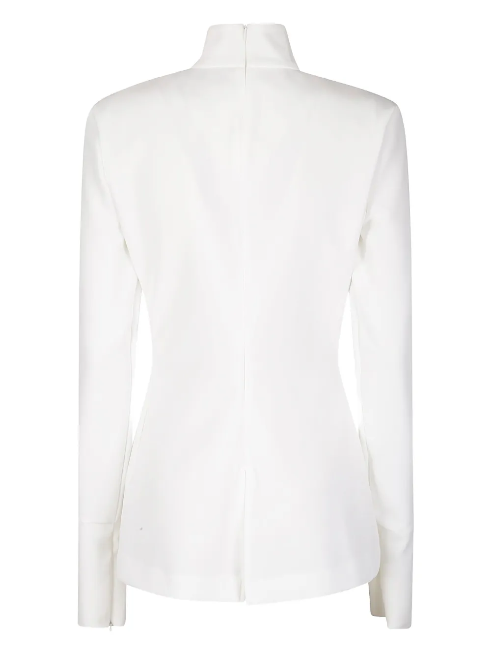 THELATEST high-neck long-sleeved blouse - Wit