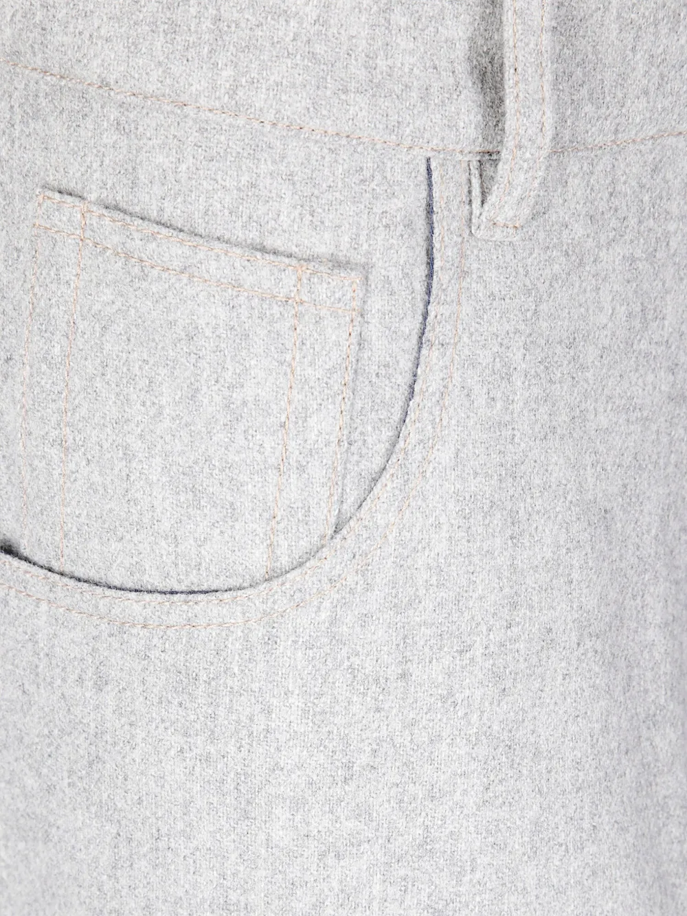 Jejia Wide-leg Lightweight Wool Pants With Minimalist Design In Gray