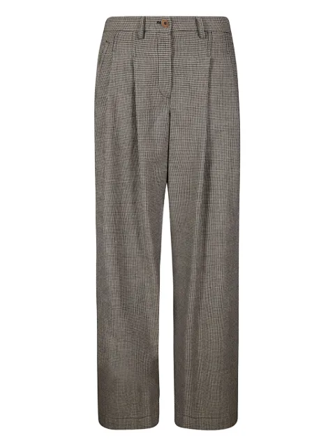 Jejia Katherine houndstooth pleated trousers