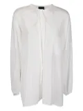 Jejia Tilda tie-neck pocket blouse - White
