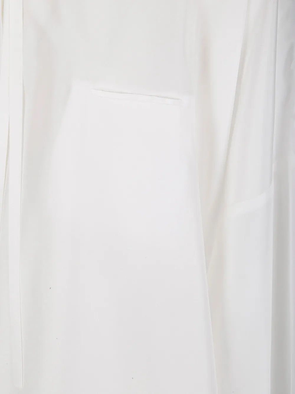 Jejia Tilda Tie-neck Pocket Blouse In White