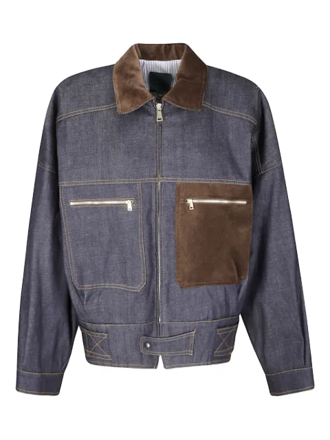 Jejia Carlo suede-effect pocket jacket
