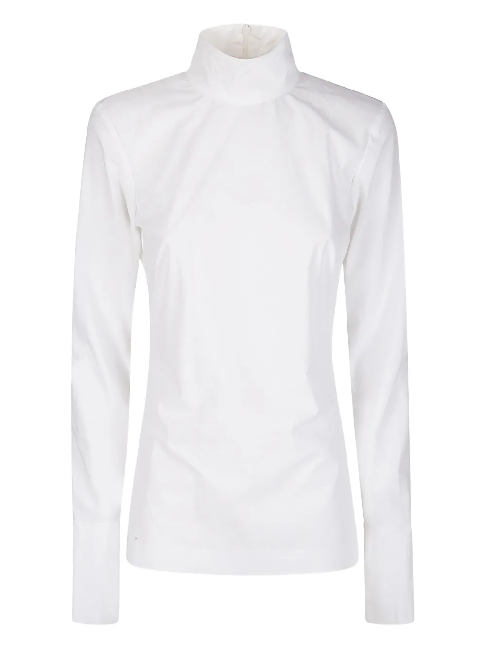 THELATEST high-neck poplin blouse | White | Image 1