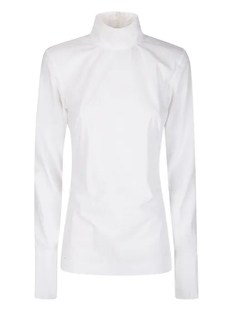 THELATEST high-neck poplin blouse
