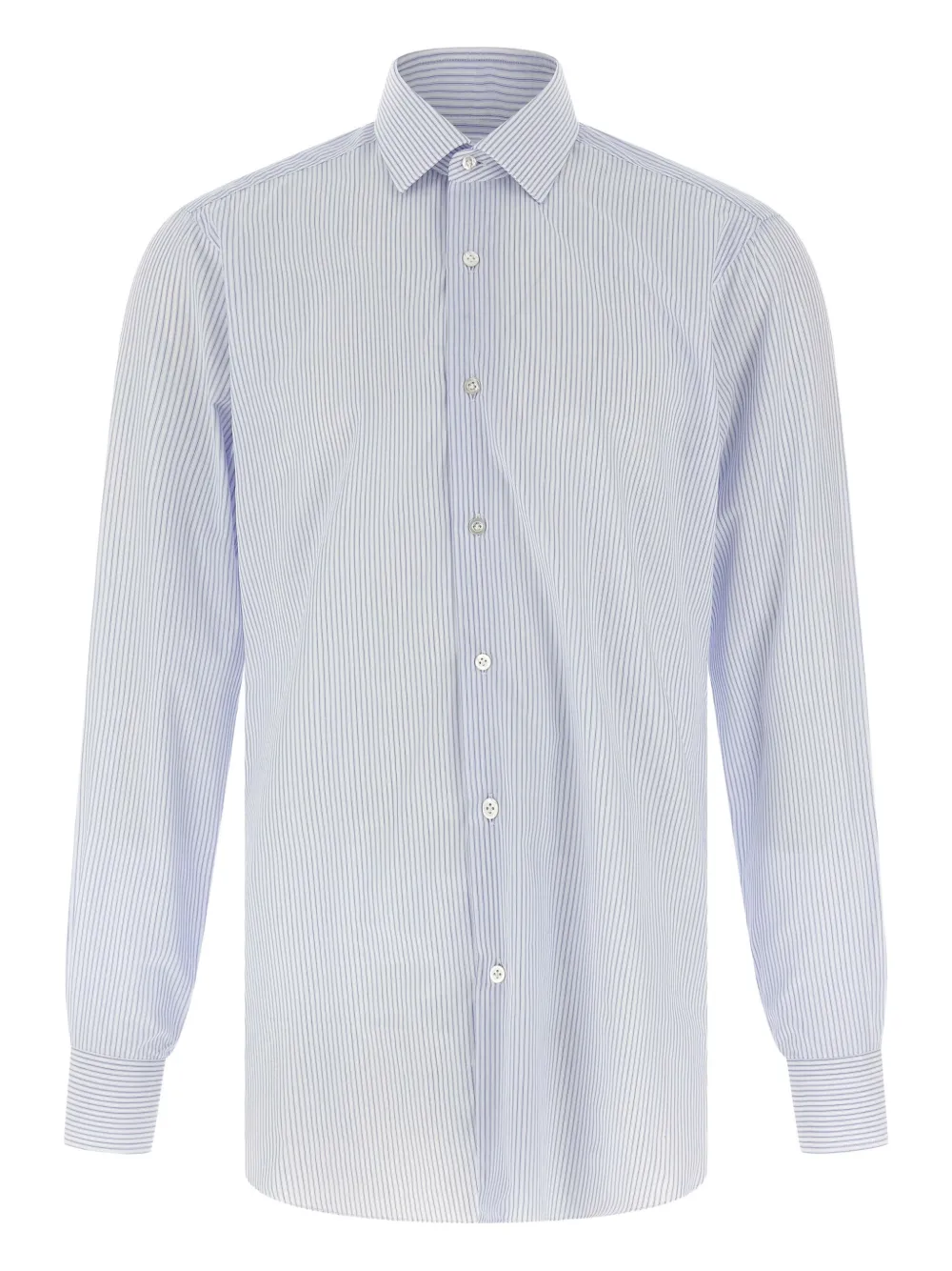 Barba striped-pattern shirt | Blue | Image 1