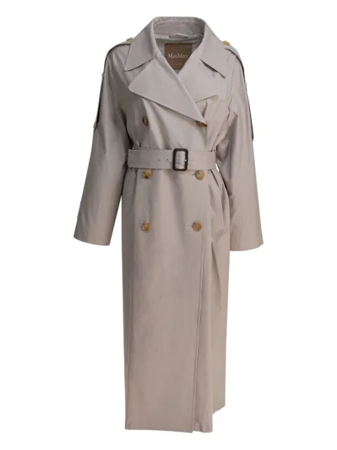 Max Mara belted double-breasted trench coat