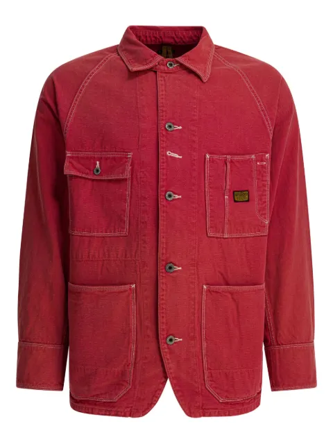 KAPITAL cotton-twill patch-pocket shirt jacket