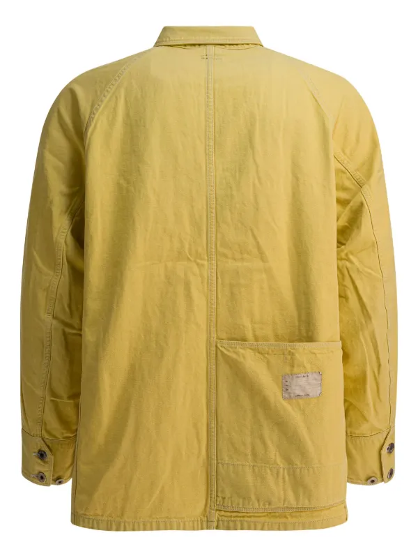 KAPITAL raglan-sleeve Pocket Shirt Jacket | Yellow | FARFETCH